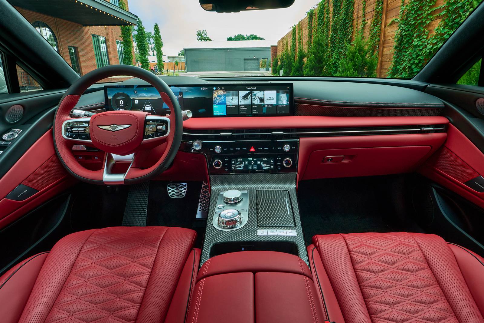 Interior View Of 2025 Genesis G80 in Semi Valley