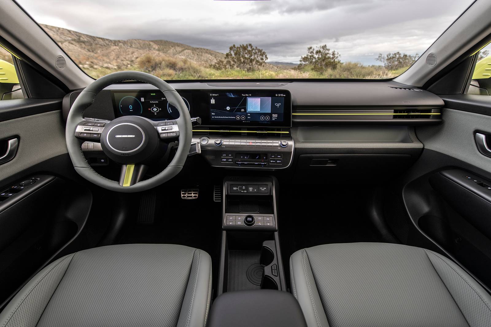 Interior View Of 2025 Hyundai Kona EV in Tallahassee