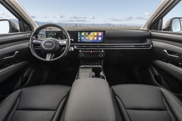 2025 Hyundai Tucson Blue interior