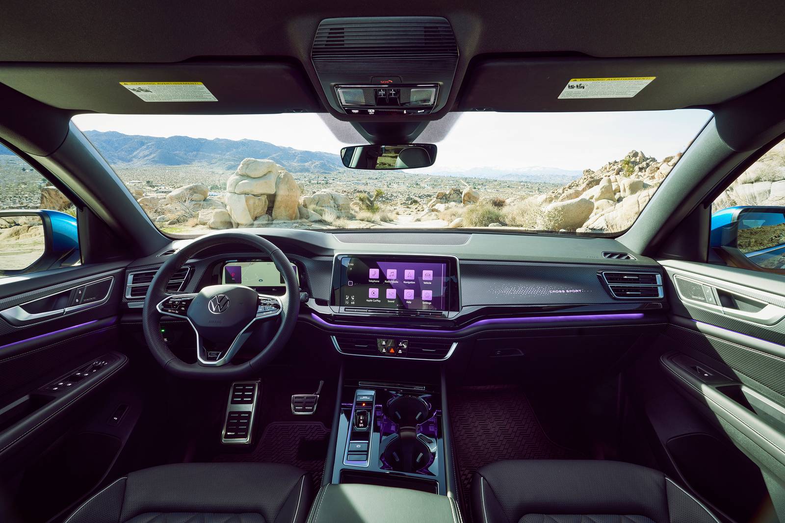 Interior View Of 2025 Volkswagen Atlas Cross Sport in Kennesaw