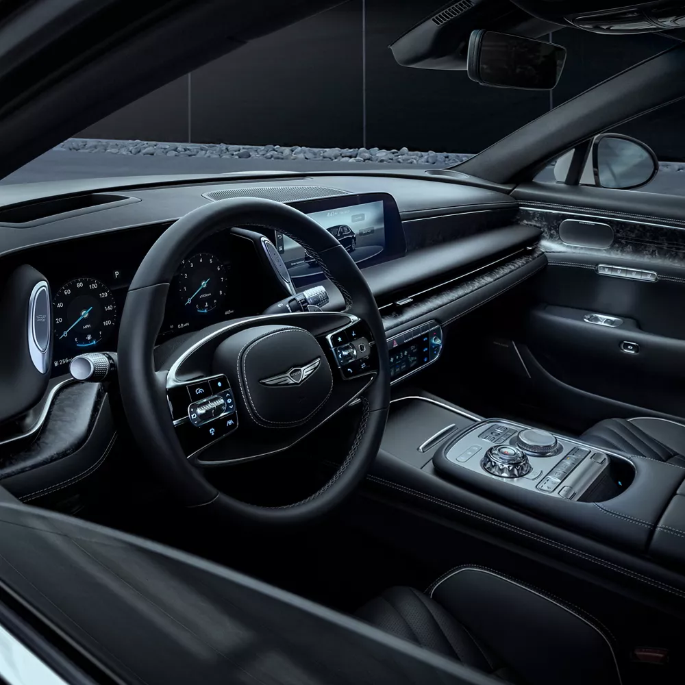 Interior View Of 2026 Genesis G90 in Semi Valley