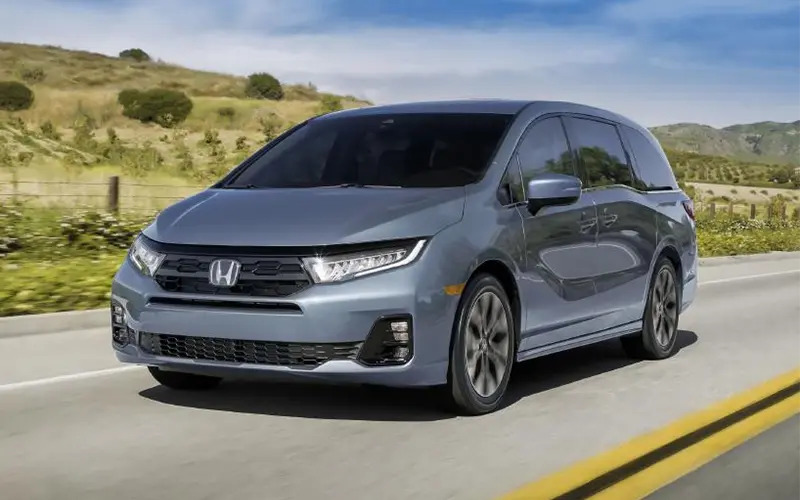 Exterior View Of 2026 Honda Odyssey in Chino Hills