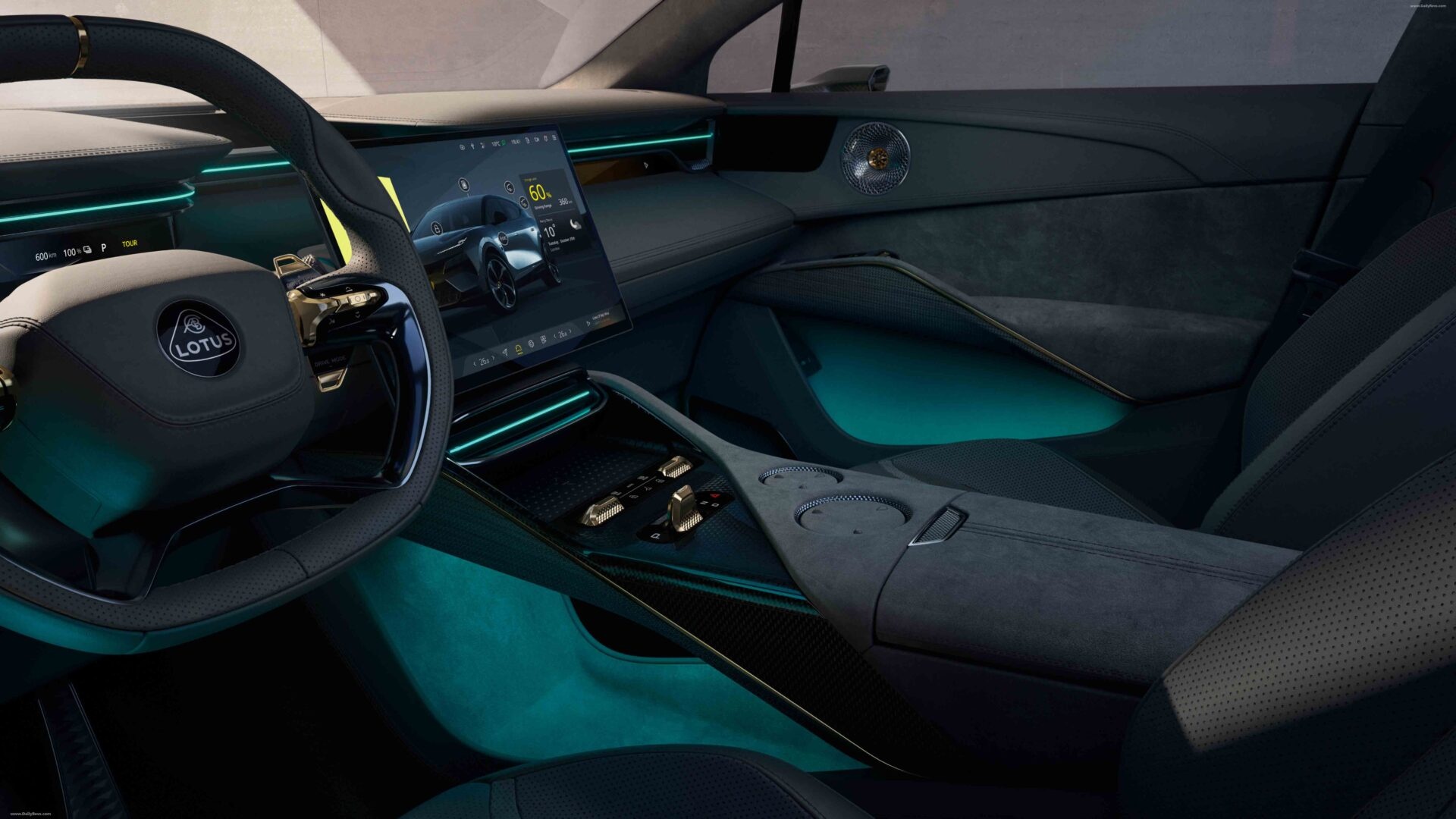 Interior View Of 2026 Lotus Eletre in Los Angeles