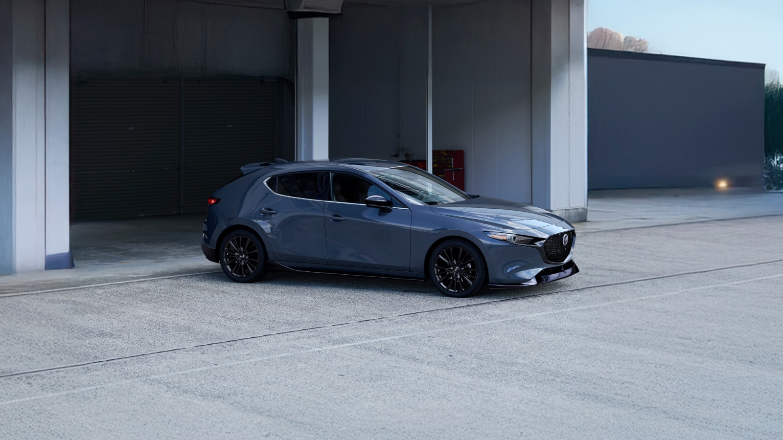 Exterior View Of 2026 Mazda3 Hatchback in Los Angeles