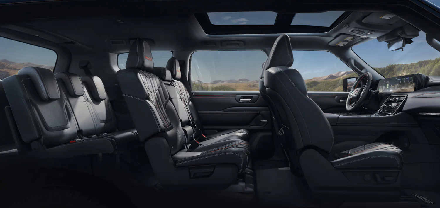 Interior View Of 2026 Nissan Armada in Fullerton